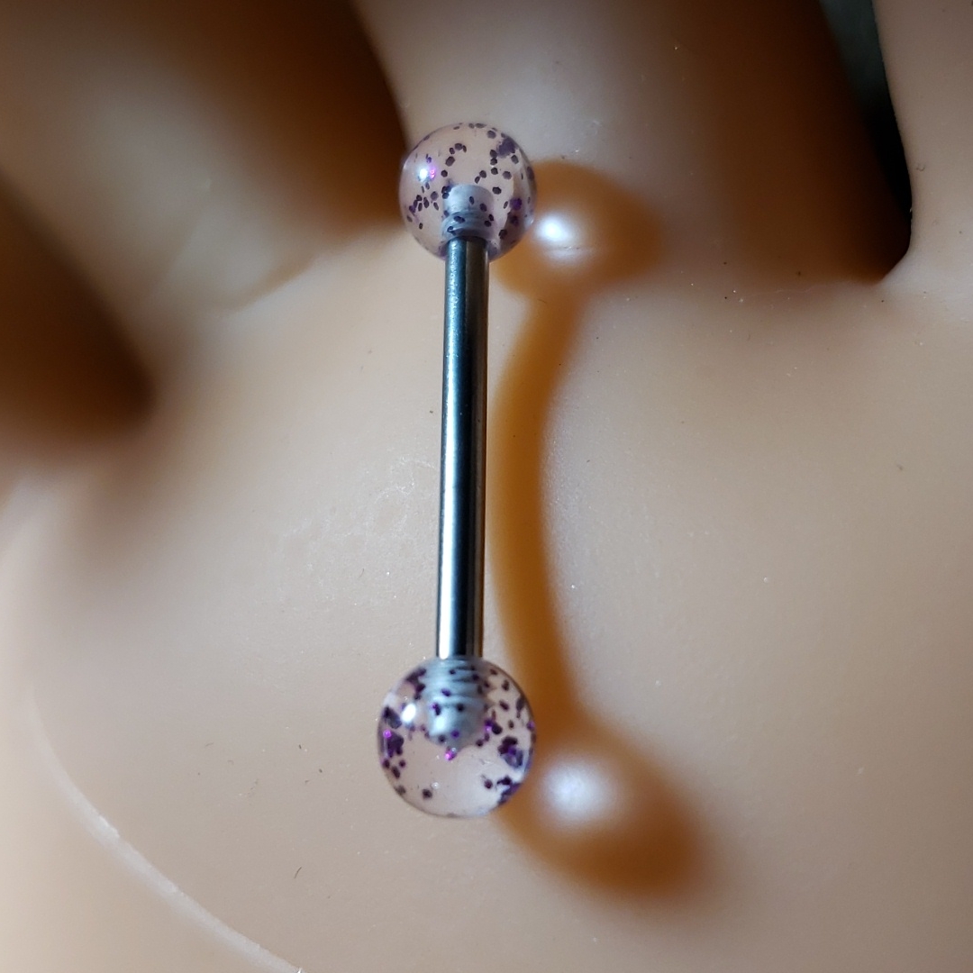 Brand New 14g Barbell Tongue Ring